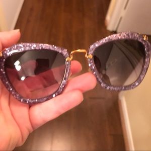 Miu Miu limited edition cat eye sunglasses.
